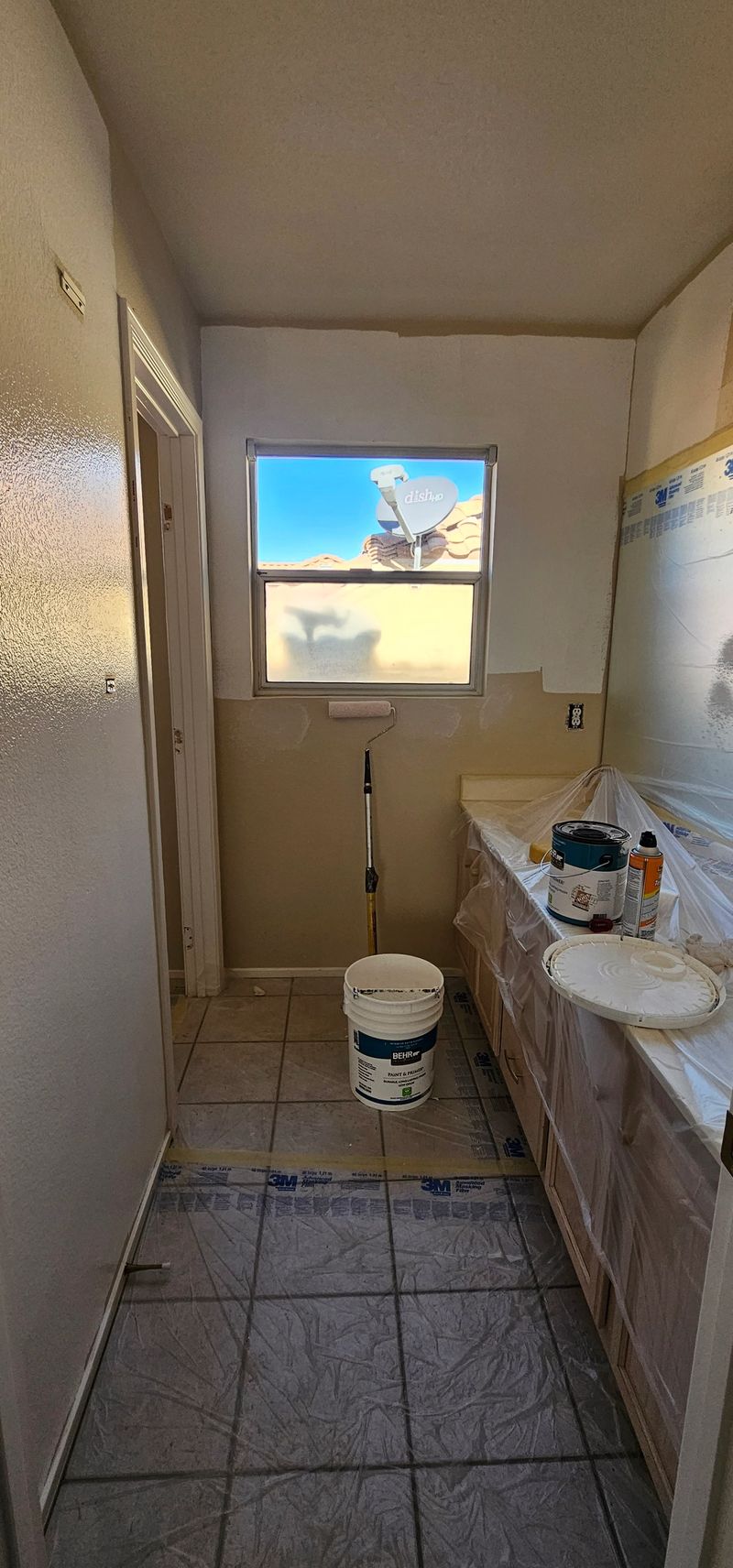 Interior painting project